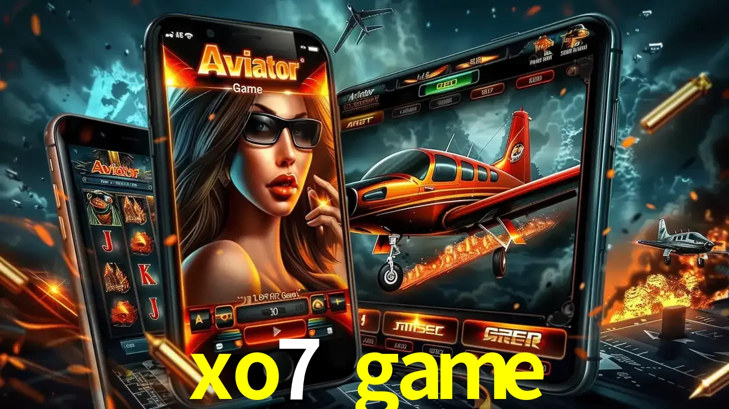 O popular jogo de apostas Aviator exibido em vários celulares e tablets, mostrando a interface emocionante e a ação de voo disponíveis para jogar agora no xo7 game.