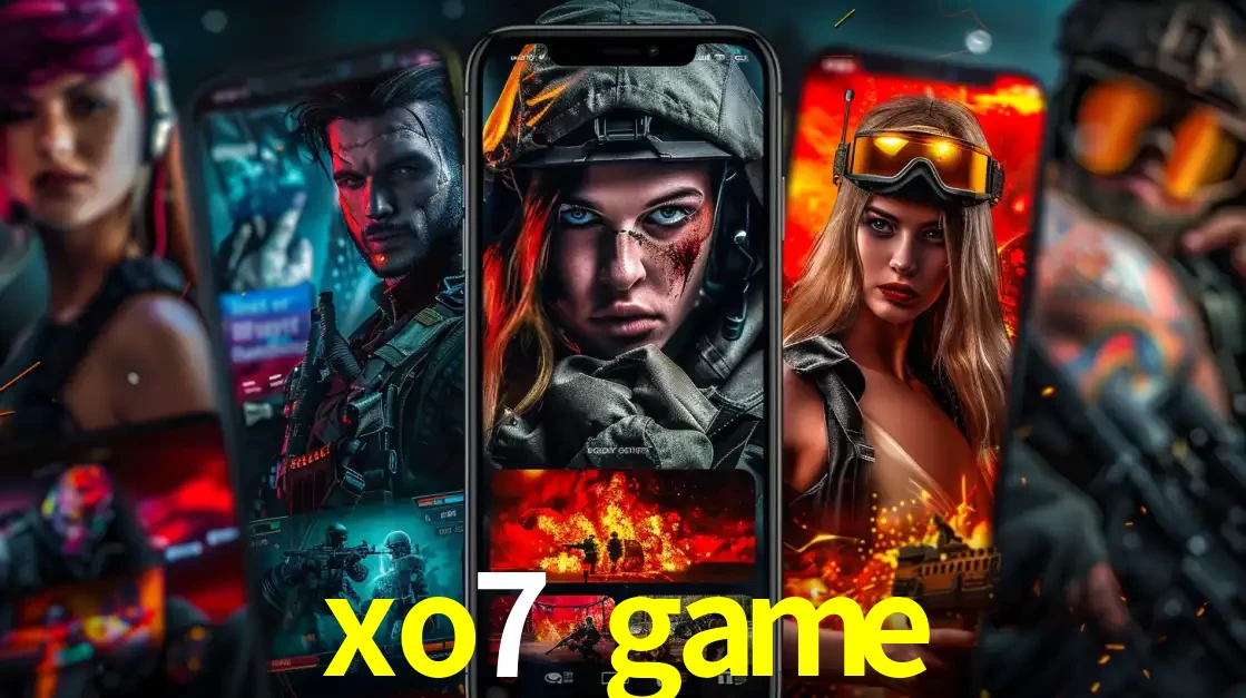 Montagem de telas de celular mostrando diversos personagens, masculinos e femininos, de um jogo de tiro, ilustrando a diversidade de equipes de e-sports para apostar no xo7 game.