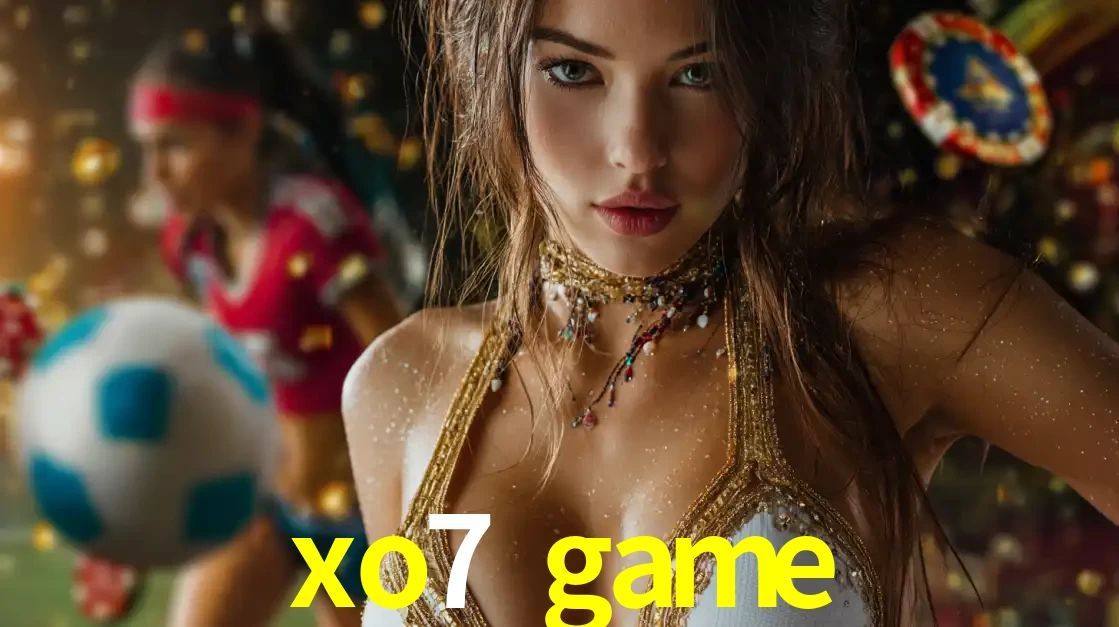 Mulher elegante representando a combinação de glamour e emoção das apostas esportivas, com uma jogadora de futebol ao fundo, destacando a ação no xo7 game.